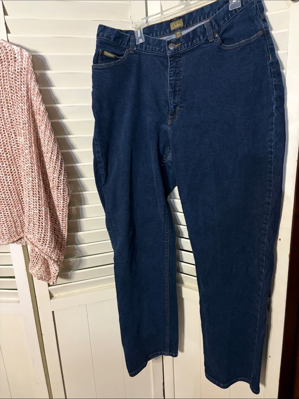 Two piece outfit including Caslon Straight Leg Jeans and World Market Top - Picture 3 of 3